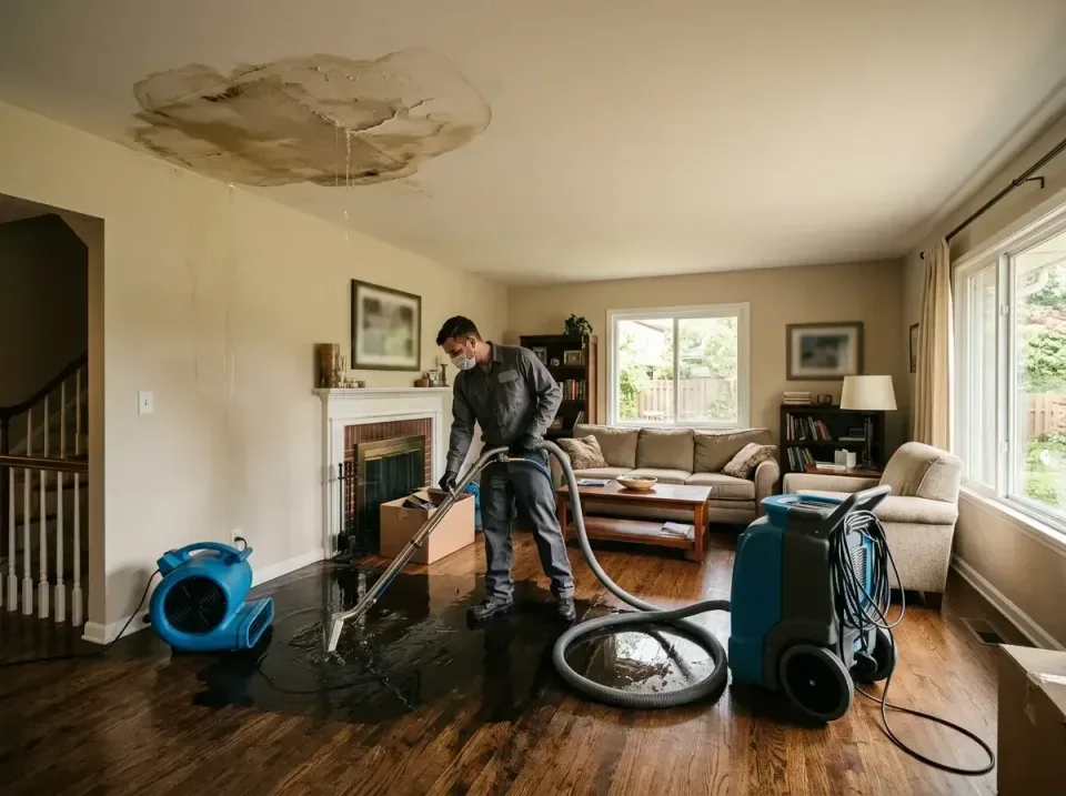 attic-pipe-burst-ceiling-drip-008 — frequently asked questions, Water Damage Restoration & Carpet Care in Union, MO